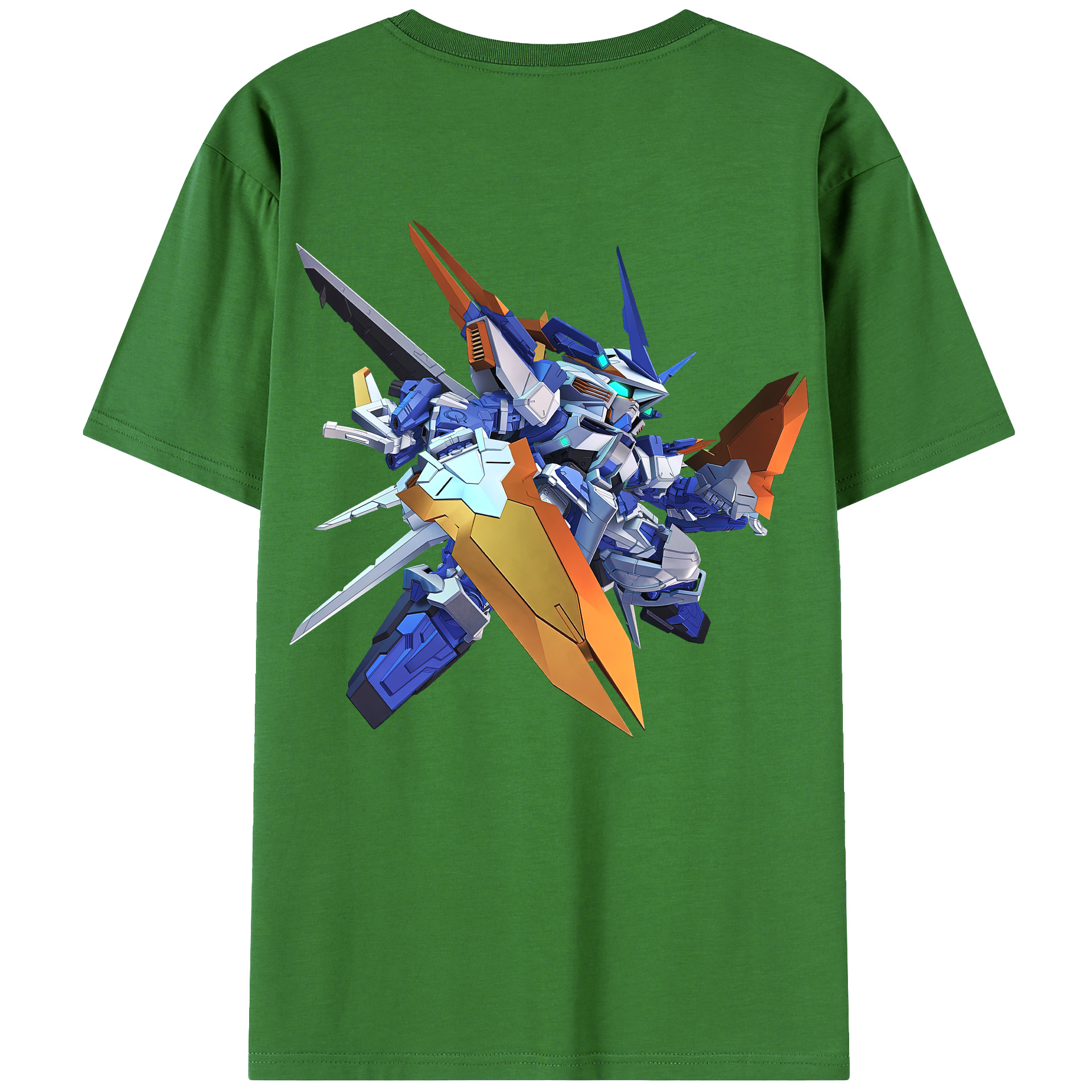 （画像用） 機動戦士ガンダム Mobile Suit Gundam レディース半袖Tシャツ(バックプリント)